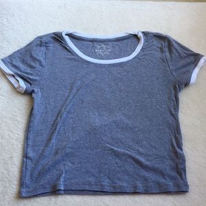 Gray soft tee